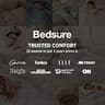 Bedsure Prewashed Microfiber Oversized King Duvet Cover Set, 120" x 98"