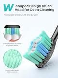 COSLUS C40 Sonic Electric Toothbrush with 47,000 VPM and Wireless Charge