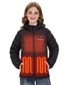 Venustas Kids Insulated Water-Repellent Heated Puffer Jacket with Battery
