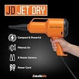 Suds Lab JD Jet Dry Car Drying Blower with Two Rubber Nozzles and 20-Foot Cord