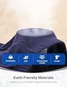 Washable Cotton Incontinence Boxer Briefs for Men with Front and Rear Absorbency