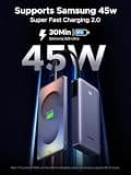 UGREEN Nexode 20000mAh 45W Fast Charging Power Bank with Built-in USB-C Cable