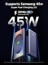 UGREEN Nexode 20000mAh 45W Fast Charging Power Bank with Built-in USB-C Cable