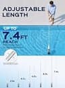 Grelawner 2026 Upgraded Cordless Handheld Pool Vacuum with Dual-Mesh Filter