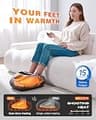 KINGJOY 2026 Upgraded Deep Kneading Shiatsu Foot Massager with Heat