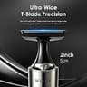 WUXO Back Shaver for Men with Built-in LED Spotlight and USB-C Fast Charging