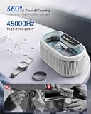 onlikin 35W Customizable Ultrasonic Cleaner, 20oz Capacity with Degassing Cycle