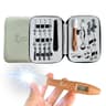 LineaCraft Wood-Style Counting Crochet Hook Set with 18 Interchangeable Hook Sizes