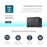 Synology DiskStation DS425+ 4-Bay Network Attached Storage Enclosure