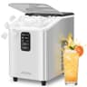 Aeitto Countertop Bullet Ice Maker with Two Ice Sizes and Auto Self-Cleaning