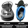 Soul Insole Reusable Adhesive Gel Heel Wedge for Over-Supination Correction