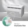LG 5,000 BTU Ultra-Quiet Compact Window Air Conditioner with Mechanical Controls