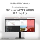 LG 34-Inch UltraWide Curved IPS Monitor (34U650A-B)