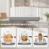 Kiss Core Adjustable Foldable Bread Slicer Guide with Plastic Crumb Tray