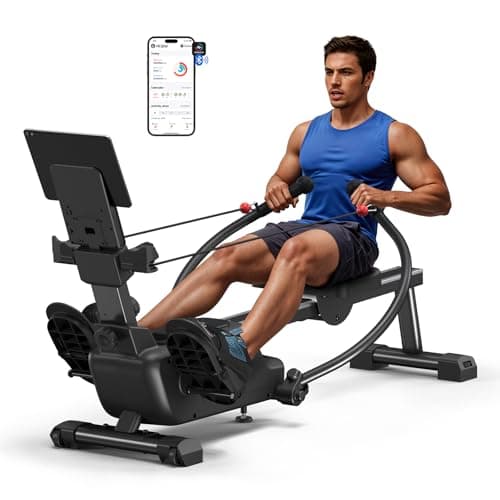 MERACH Sculls Dual-Handle Magnetic Resistance Outdoor Rowing Simulator