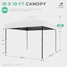 JEAREY Heavy Duty Outdoor Canopy Tent, 1-Push Instant Setup Commercial Shelter (10x10)