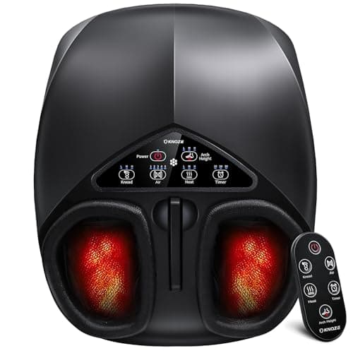 KNQZE Shiatsu Foot Massager with Upgraded Lift-Arch Design and Remote