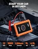 AstroAI S8 Air 3000A Jump Starter with 150PSI Cordless Digital Air Compressor
