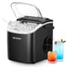 EUHOMY Portable Countertop Bullet Ice Maker with Auto-Cleaning and Handle