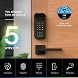 myQ Secure View 3-in-1 Smart Lock with 2K HDR Video Doorbell and Camera