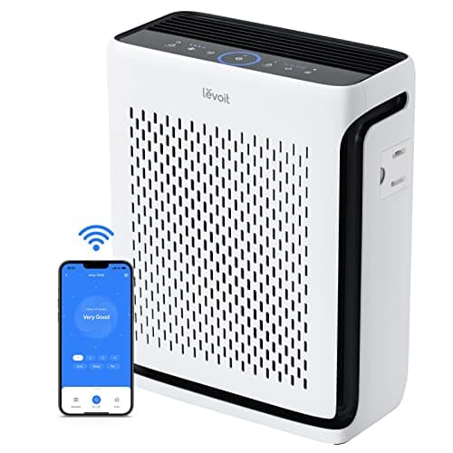 Levoit Vital 100S-P Smart True HEPA Air Purifier with Washable Filter (222 sq ft)