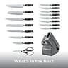 Ninja NeverDull 17-Piece Premium German Stainless Steel Knife Block System K32017
