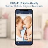 VTech Smart HQ Max Twin 7-Inch IPS HD WiFi Split Screen Baby Monitor with App