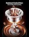 Neretva Conical Burr Espresso Grinder with Plasma Anti-Static and Portafilter Holder