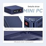 Beelink Mini S12 Micro PC, Intel N95 12th Gen, 16GB DDR4 RAM, 500GB SSD Drive