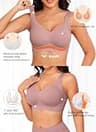 Xcutting Wireless Jelly Bra with W-Gel Support and Secure U-Back Design