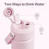 ENCOOL 26 oz Insulated Stainless Steel Water Bottle with Foldable Handle
