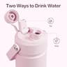 ENCOOL 26 oz Insulated Stainless Steel Water Bottle with Foldable Handle