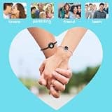 Inowl Remote Intelligent Matching Bracelet Set for Long Distance Partners