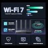 GL.iNet Flint 3 GL-BE9300 Tri-Band WiFi 7 Router Featuring Five 2.5G Ethernet Ports