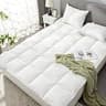 ROSE FEATHER Premium Goose Down & Feather Mattress Topper, Queen Size