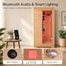Homsido Handcrafted Hemlock Far Infrared Wooden Sauna Cabin, Modular