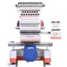 Poolin EOM 15-Needle Commercial Embroidery Machine with Dual Cap Hoops