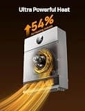 DREO Smart Wall Heater 1500W PTC Ceramic Space Heater with Voice Control
