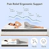Extra Firm 3-Inch High Density Foam Support Mattress Pad for King Beds