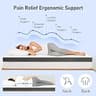 Glendan 3-Inch Extra Firm Bamboo Carbon Foam Mattress Topper, 5-Zone Design