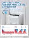 Midea 7,800 BTU Smart Inverter Air Conditioner