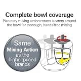 Hamilton Beach 4-Quart Electric Stand Mixer with 7 Speeds and Carry Handle
