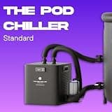 The Pod Company Standard Water Chiller, 1/3 HP Cooling with Built-in Filter