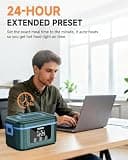 GEARGO 2026 Cordless Electric Lunch Box with 24000mAh Battery Capacity