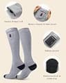 Venustas 14-Hour Full-Foot Heating Composite Wire Electric Heated Socks