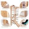 ARTE WIC Swedish Ladder Wall Bars with Indoor Gymnastic Play Attachments