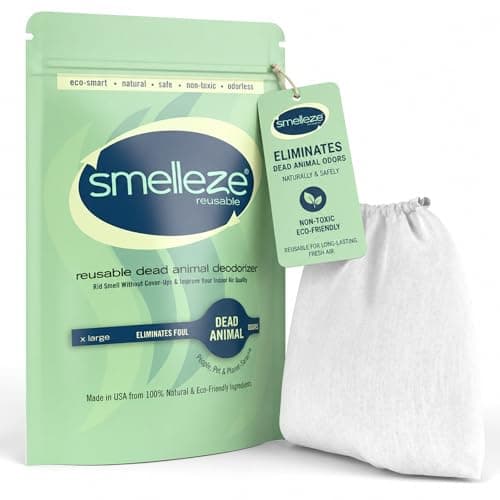 SMELLEZE Reusable Dead Animal Odor Eliminator Pouch for Home & Attics