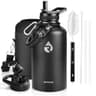 RAYMYLO 64 oz Triple Wall Vacuum Insulated Half Gallon Jug with Paracord