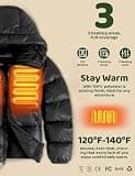 ANTARCTICA GEAR Kids Washable Heated Jacket with 12V 10000mAh Battery Pack