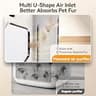 Meowant Dual True HEPA Pet Air Purifier with Solid Activated Carbon Pellets